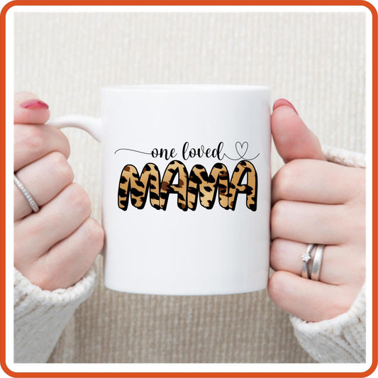 Mother's Day Mugs - 11oz Coffee Mug | Gift | SEC Apparel | One Loved Mama - secapparelonline
