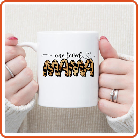 Mother's Day Mugs -11oz Coffee Mug |  Gift | SEC Apparel | One Loved Mama