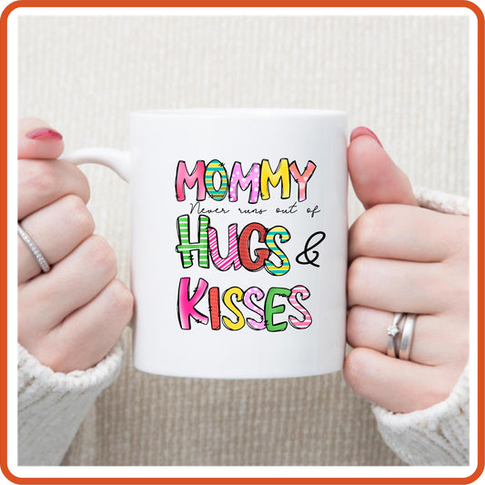 Mother's Day Mugs -11oz Coffee Mug |  Gift | SEC Apparel | Mommy Hugs and Kisses