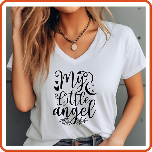 My Little Angel |Memorial Sympathy Shirts T-Shirts by SEC Apparel - secapparelonline