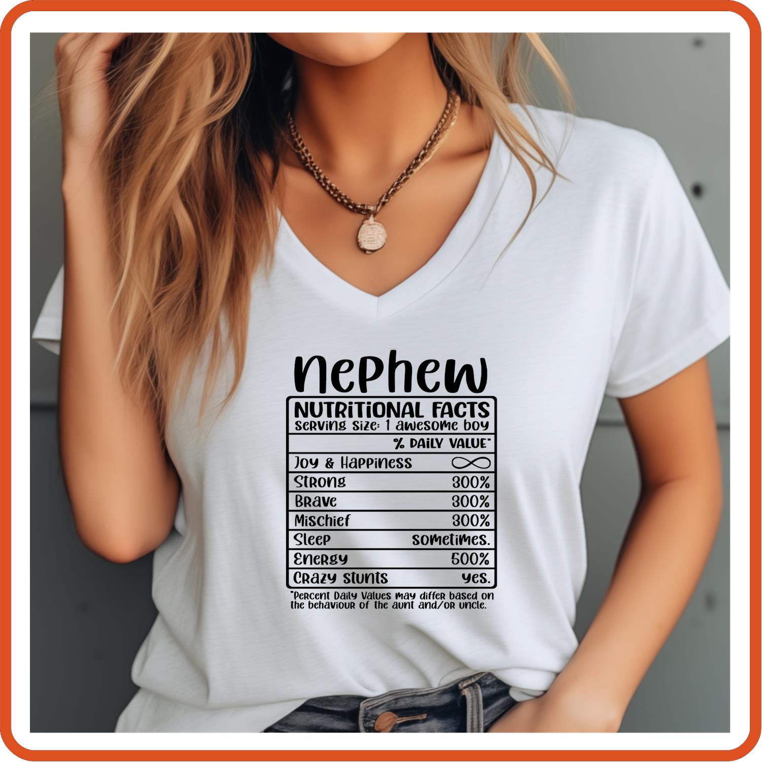 Nephew Nutritional Facts | Family Shirts | T-Shirts by SEC Apparel - secapparelonline
