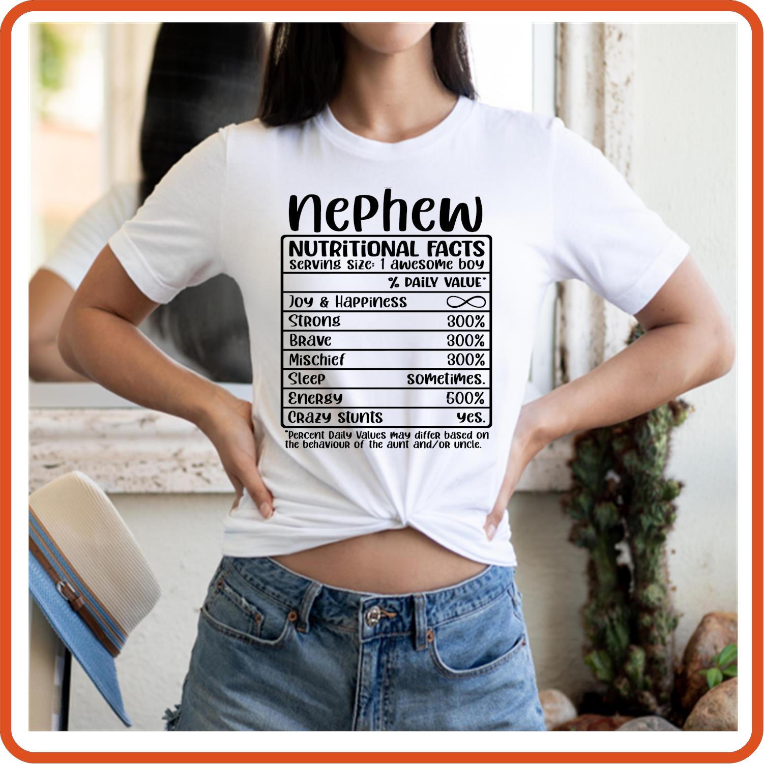 Nephew Nutritional Facts | Family Shirts | T-Shirts by SEC Apparel - secapparelonline