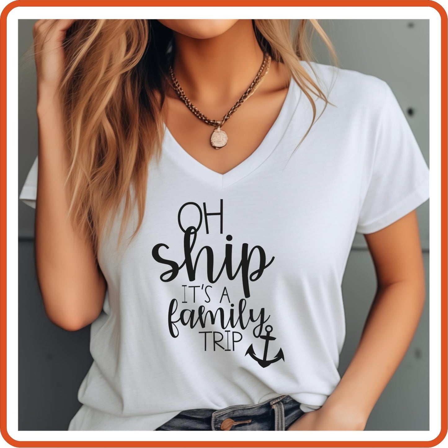 Oh Ship It's a Family Trip Graphic T Shirt| Unisex | Vacation Shirts | SEC Apparel - secapparelonline