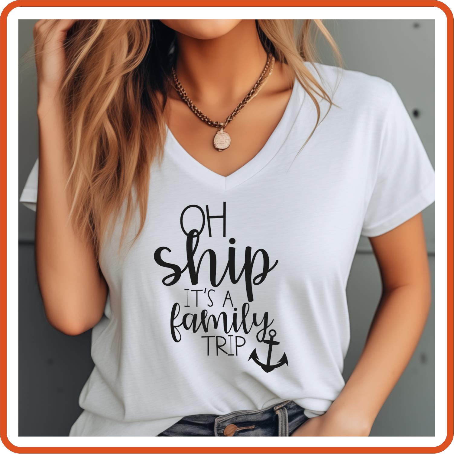 Oh Ship It's a Family Trip Graphic T Shirt| Unisex | Vacation Shirts | SEC Apparel - secapparelonline