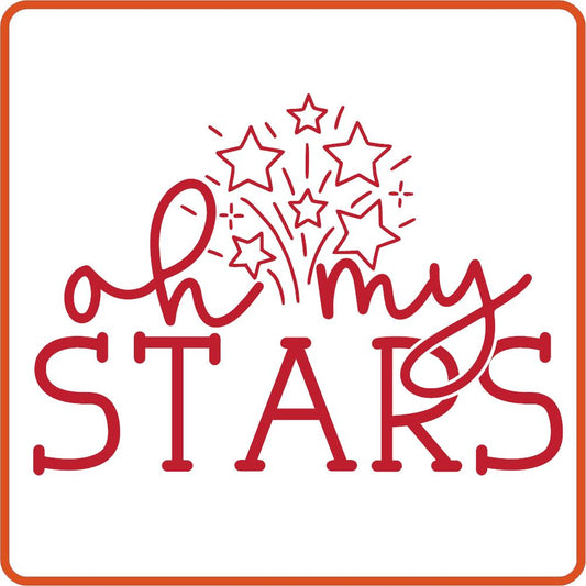 Oh My Stars | 4th of July Iron On Decals by SEC Apparel