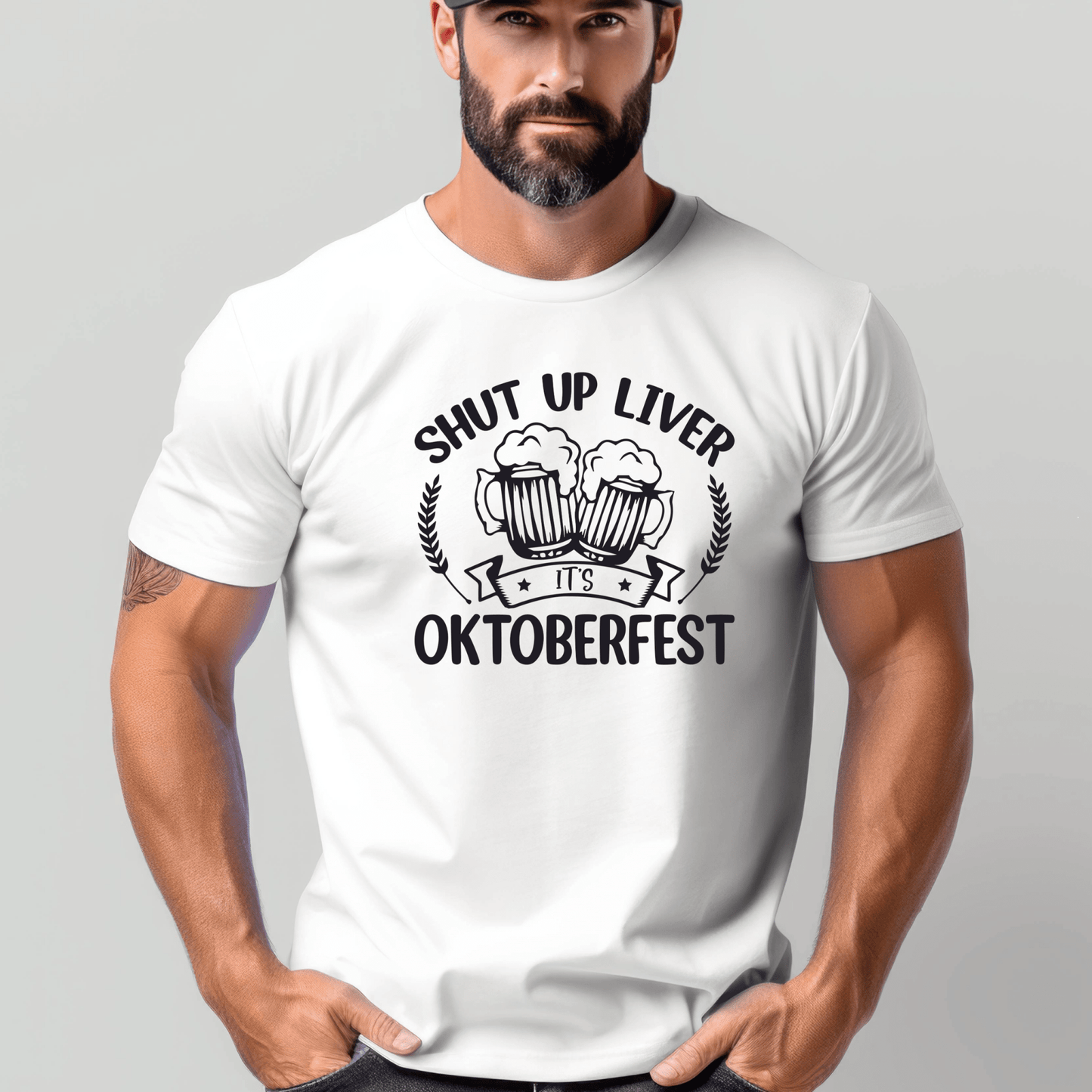 Oktoberfest Cheers! V - Neck or Crew Neck T-Shirt - Your Choice - secapparelonline