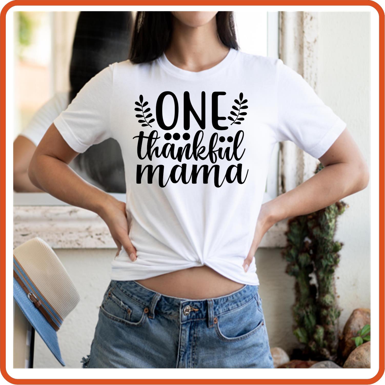 One Thankful Mama | Fall Shirts | T-Shirts by SEC Apparel - secapparelonline