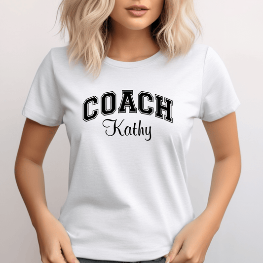 Personalized Custom Coach with Name | Graphic T Shirts| Unisex | SEC Apparel - secapparelonline
