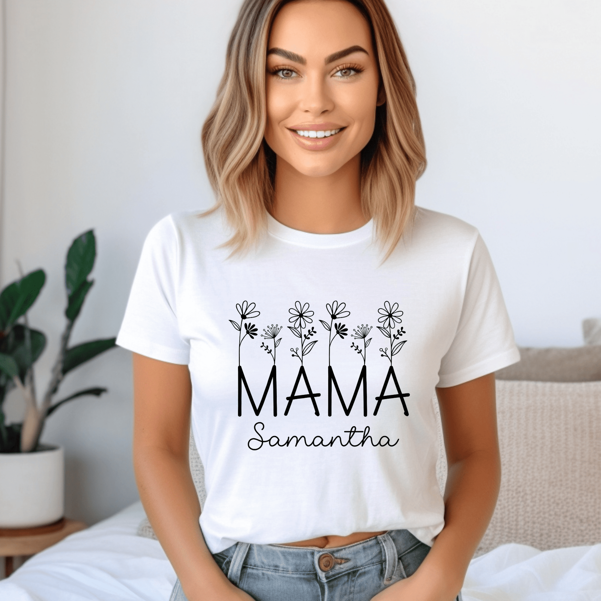 Personalized Custom Mama | Mother's Day Graphic T Shirts| Unisex | SEC Apparel - secapparelonline