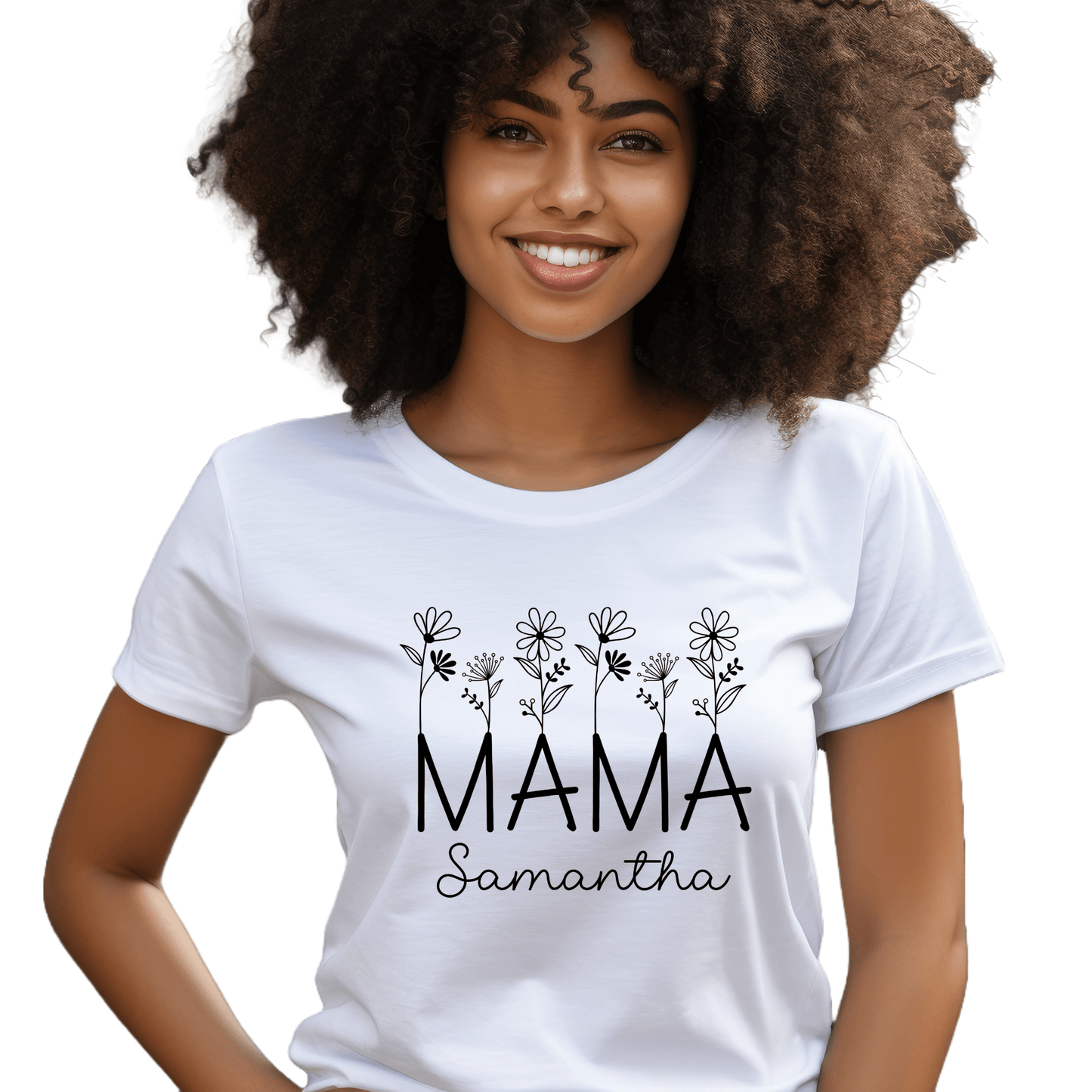Personalized Custom Mama | Mother's Day Graphic T Shirts| Unisex | SEC Apparel - secapparelonline