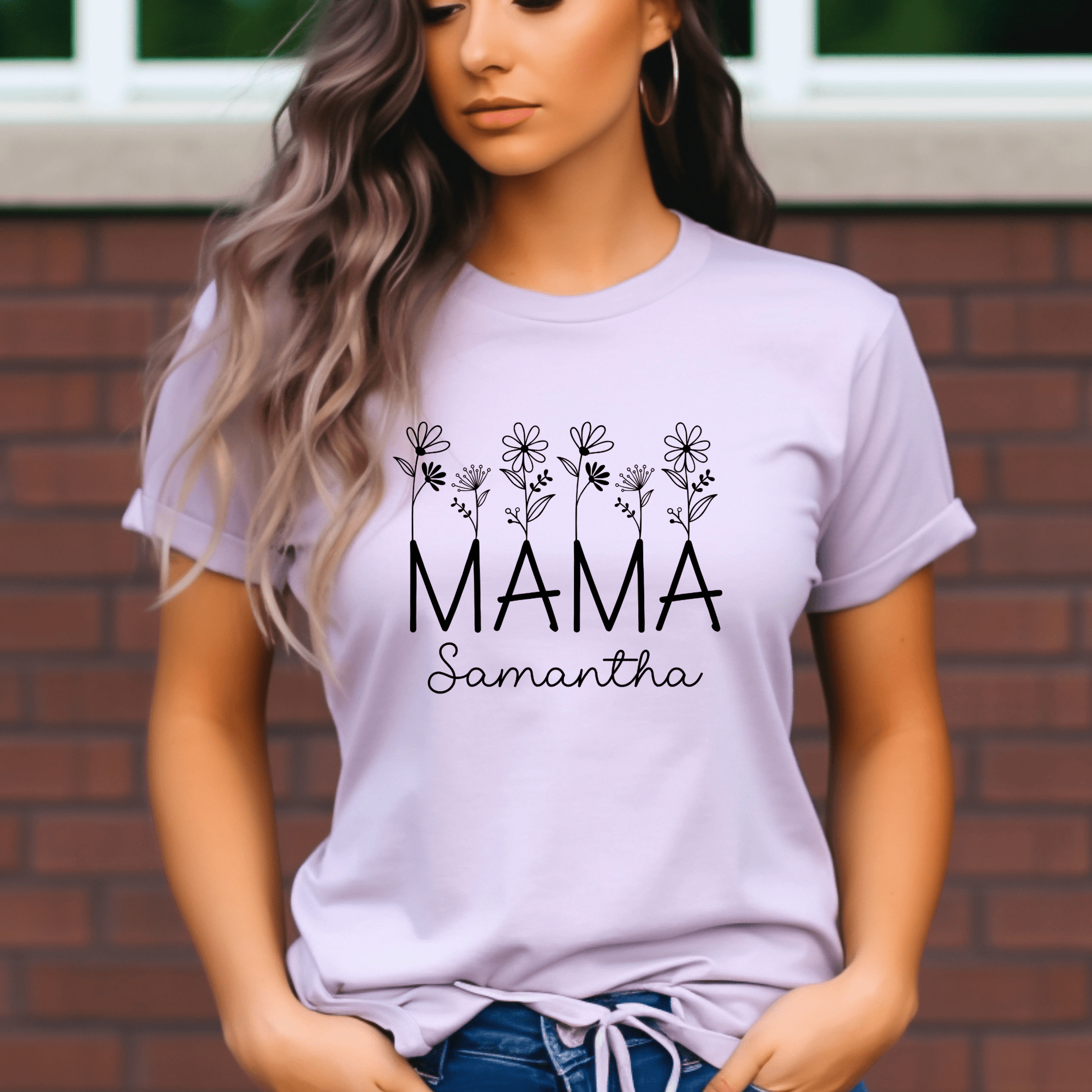 Personalized Custom Mama | Mother's Day Graphic T Shirts| Unisex | SEC Apparel - secapparelonline