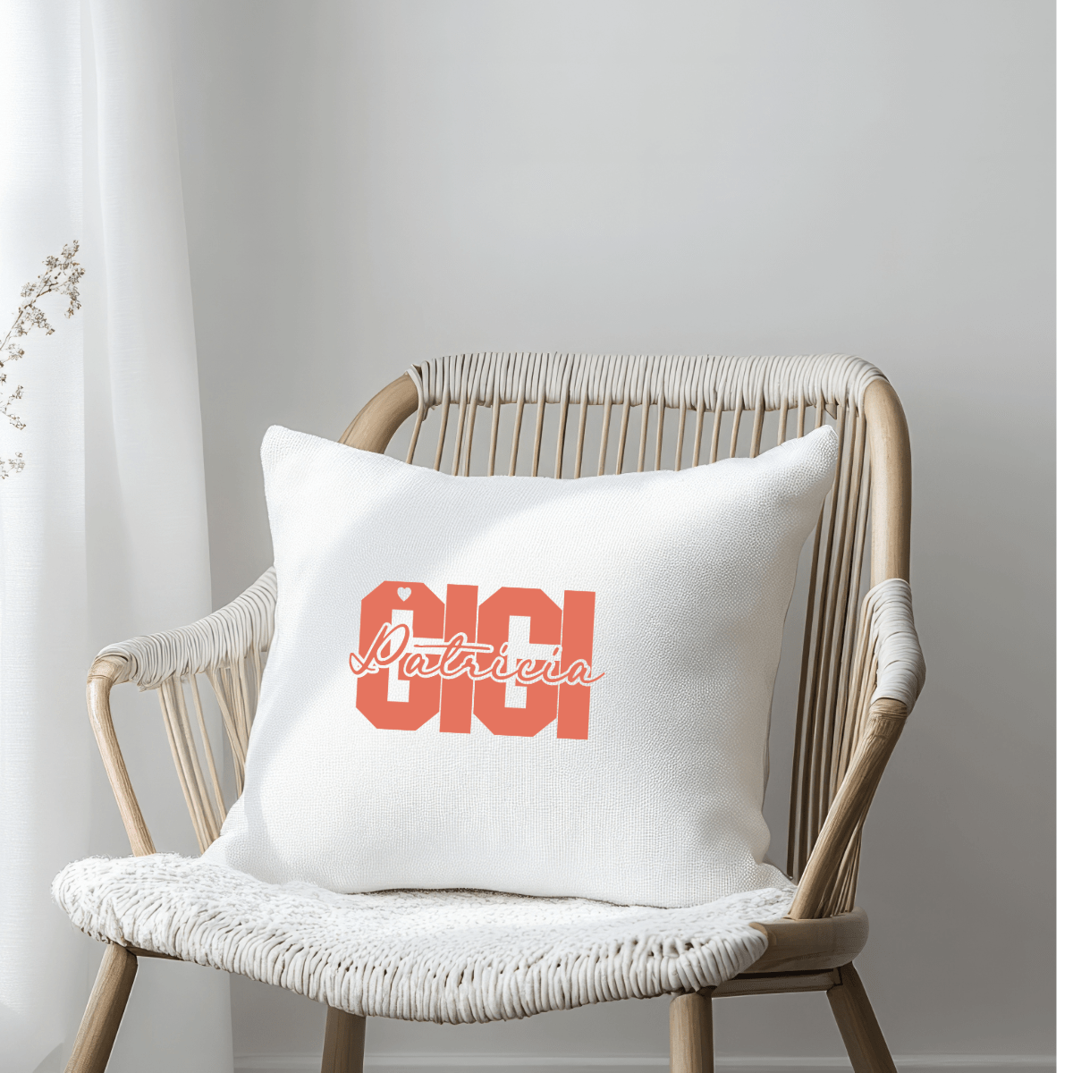 Personalized Grandma HTV Transfer - Custom Name Iron - On Vinyl for Shirts - Nana, Mimi, Gigi Designs - secapparelonline