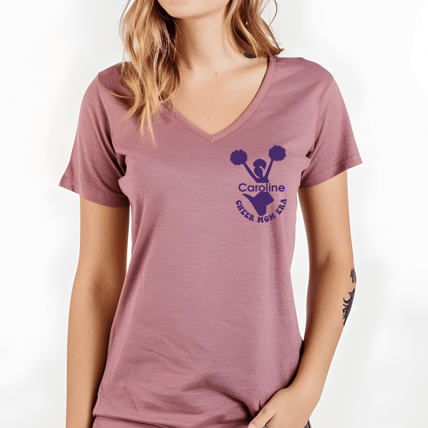 Personalized In My Cheer Mom Era Shirt | Crew neck | V Neck| Sweatshirt | Hoodie - secapparelonline