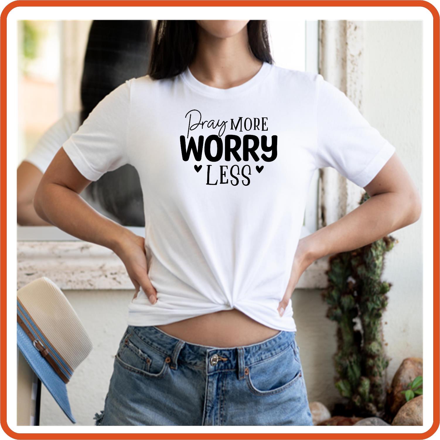 Pray More Worry Less | Christian Religious T-Shirts by SEC Apparel - secapparelonline