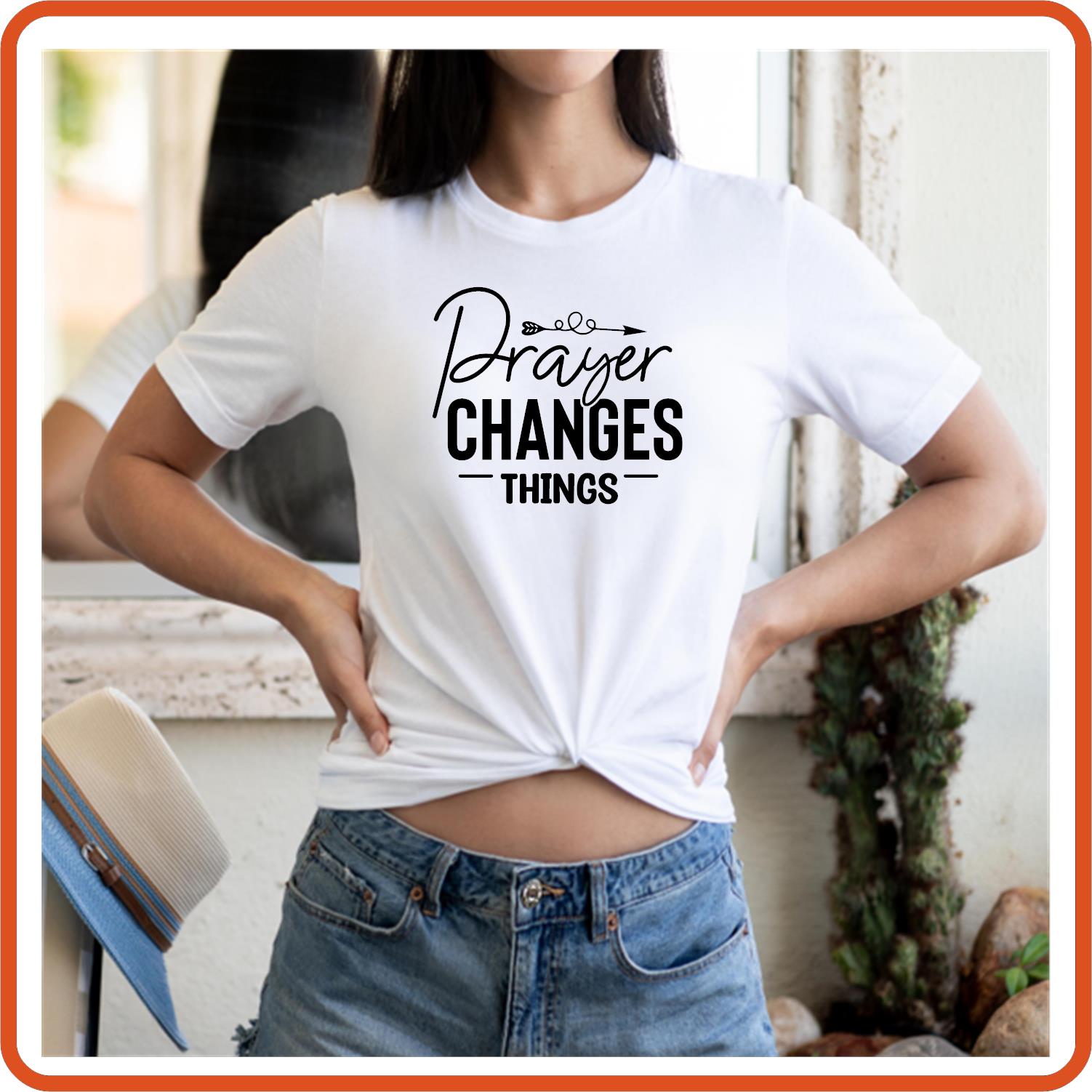 Prayer Changes Things | Christian Religious T-Shirts by SEC Apparel - secapparelonline