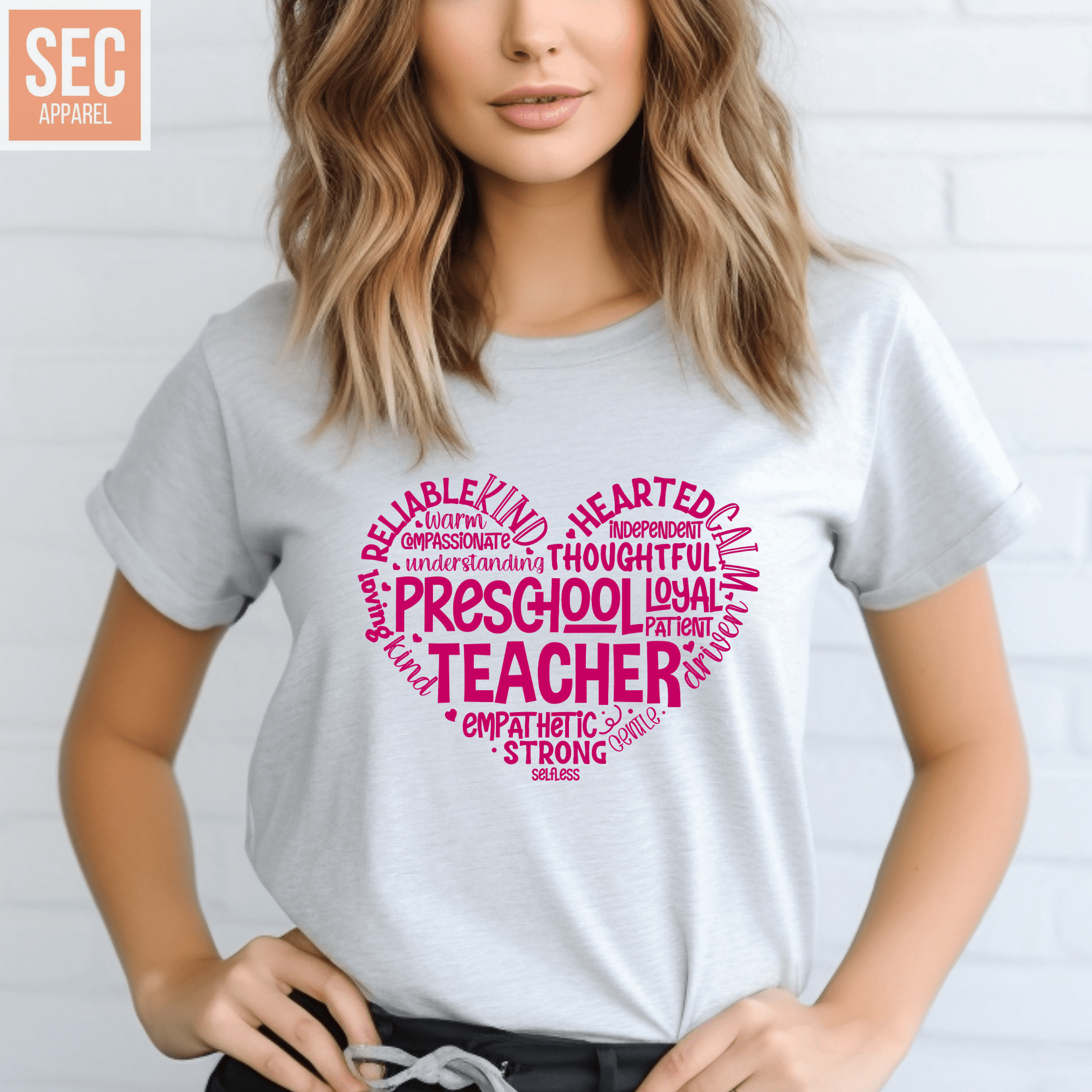 Pre School Teacher | Graphic T Shirts| Unisex | SEC Apparel - secapparelonline