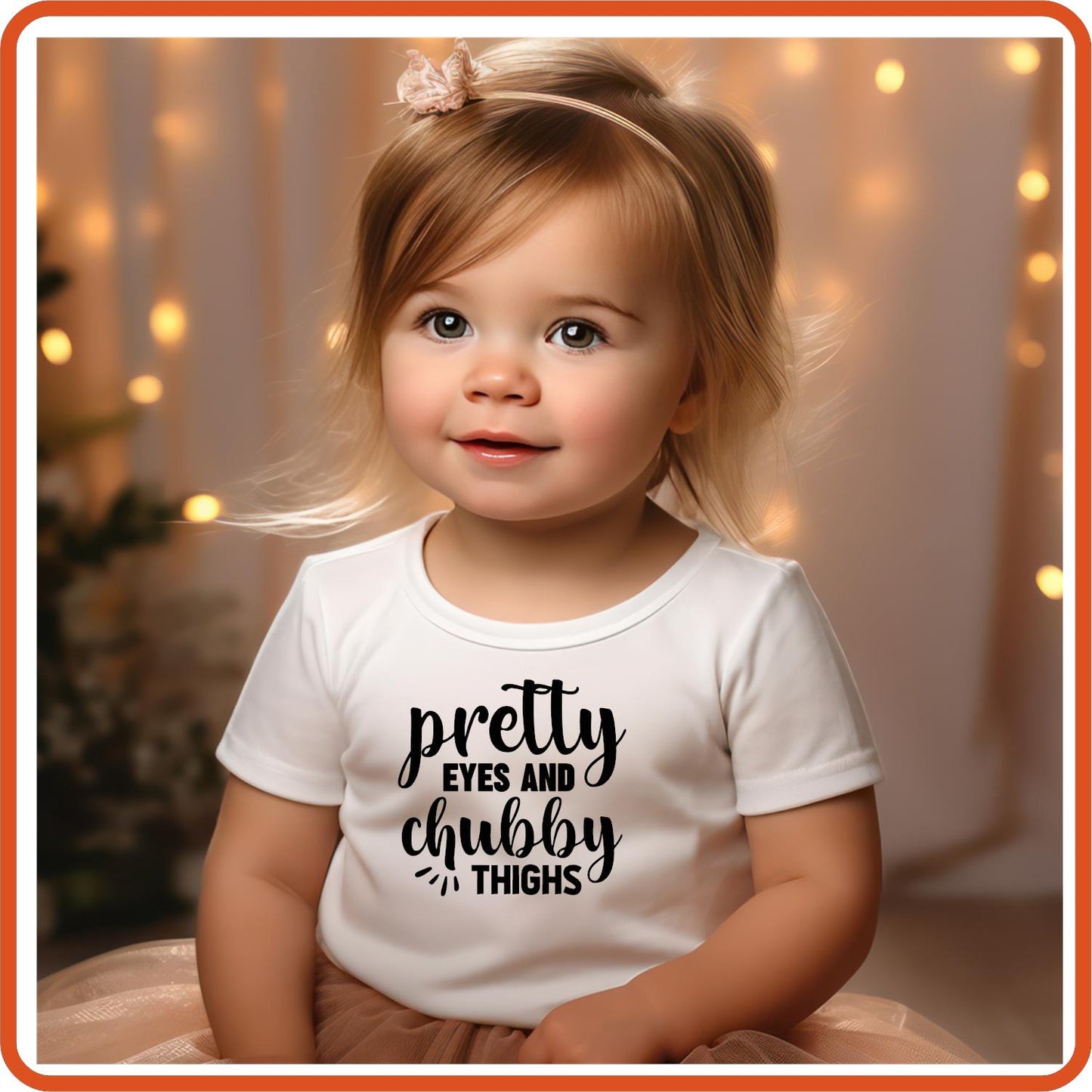 Pretty Eye and Chubby | New Baby Iron On Decal Patches by SEC Apparel - secapparelonline