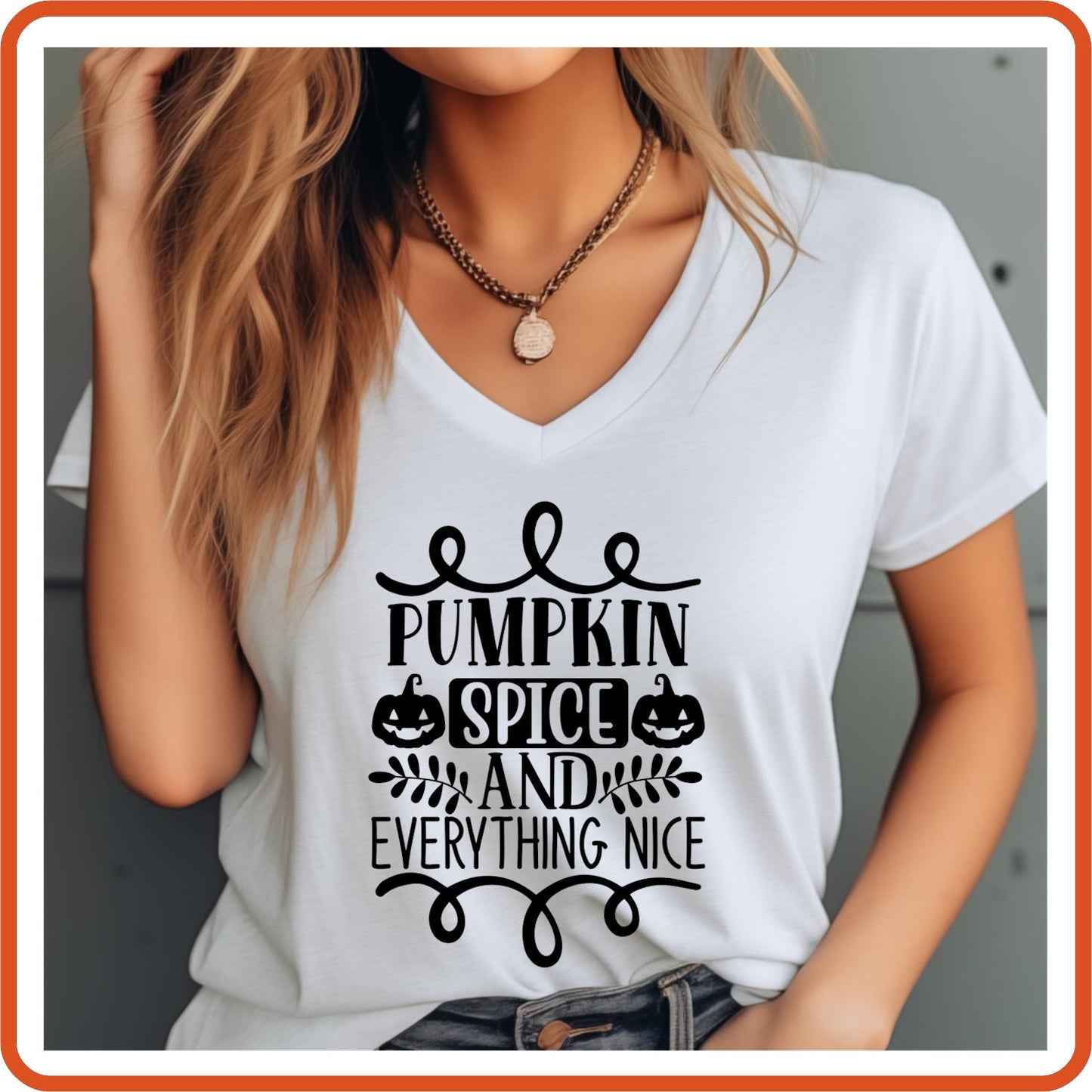 Pumpkin Spice and Everything Nice | Fall Shirts | T-Shirts by SEC Apparel - secapparelonline
