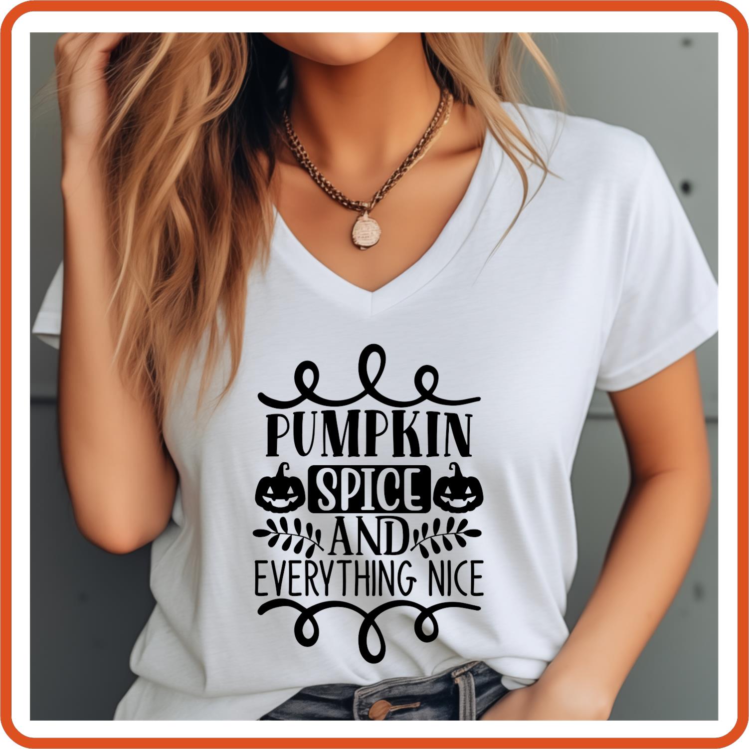 Pumpkin Spice and Everything Nice | Fall Shirts | T-Shirts by SEC Apparel - secapparelonline