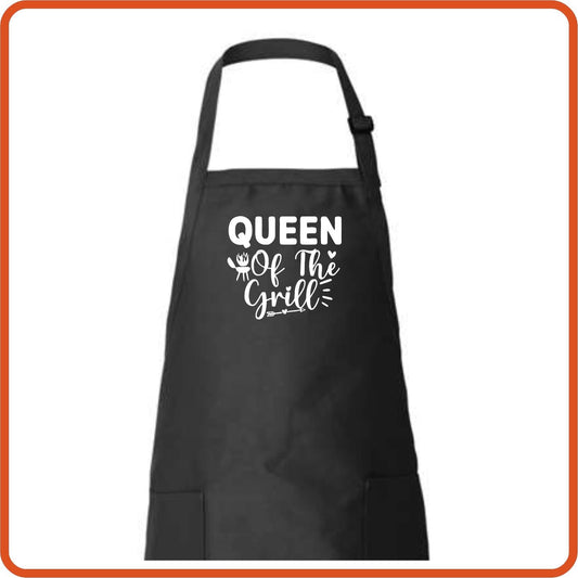 Queen of the Grill Full Length Apron by SEC Apparel - secapparelonline