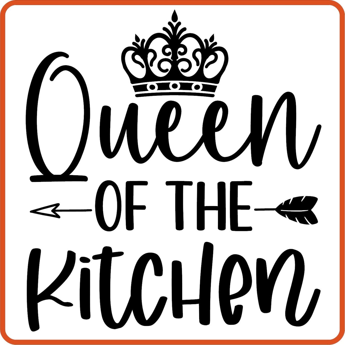 Queen of the Kitchen | Apron Iron On Decals Patches by SEC Apparel - secapparelonline