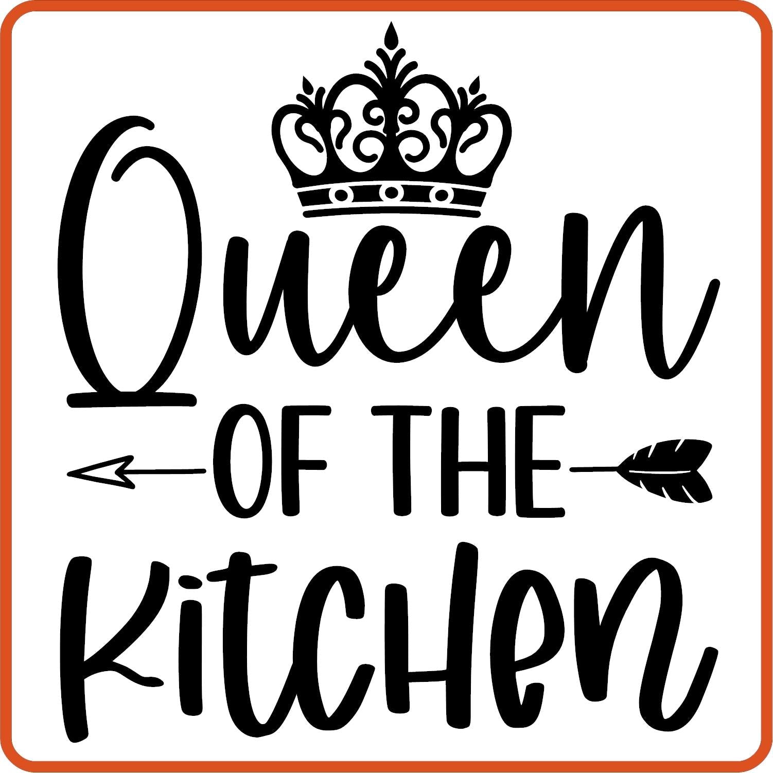 Queen of the Kitchen | Apron Iron On Decals Patches by SEC Apparel - secapparelonline