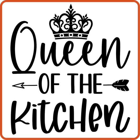 Queen of the Kitchen | Apron Iron On Decals Patches by SEC Apparel - secapparelonline