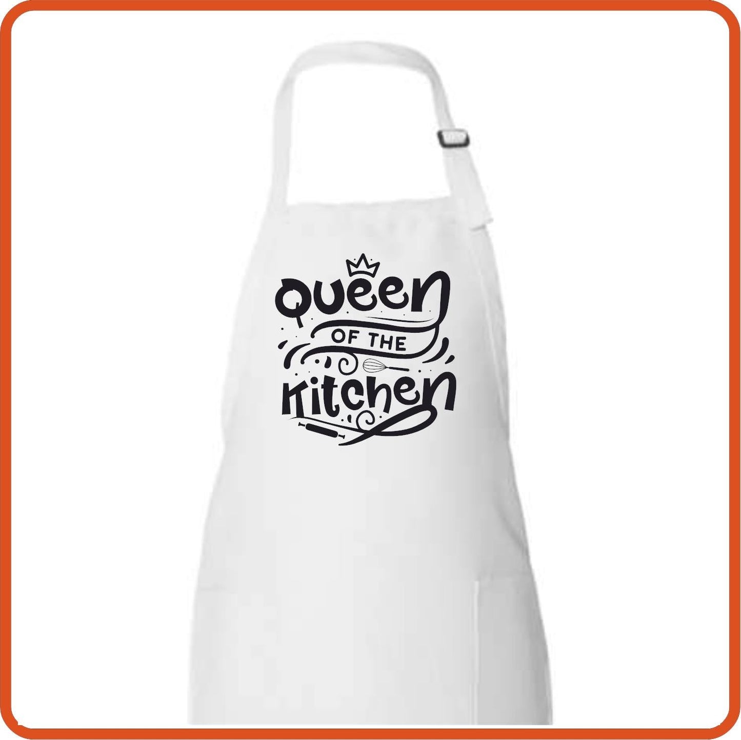 Queen of the Kitchen Full Length Apron by SEC Apparel - secapparelonline