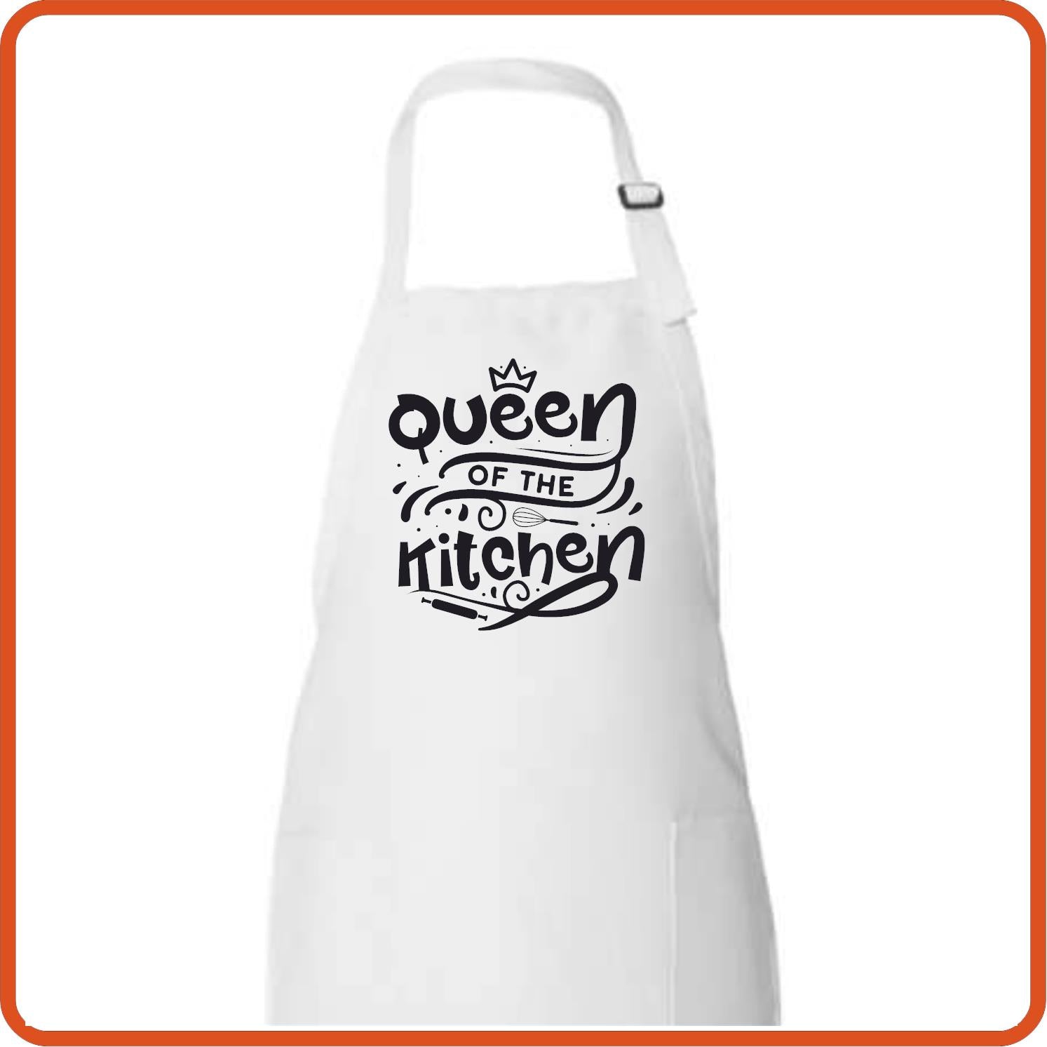 Queen of the Kitchen Full Length Apron by SEC Apparel - secapparelonline