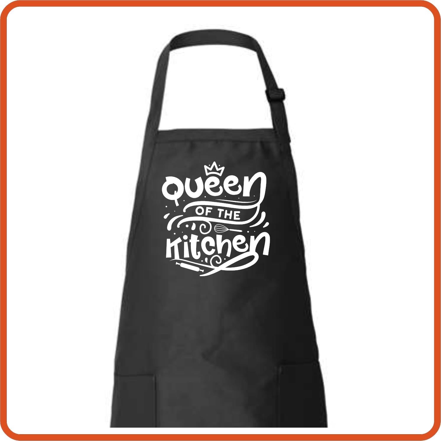 Queen of the Kitchen Full Length Apron by SEC Apparel - secapparelonline