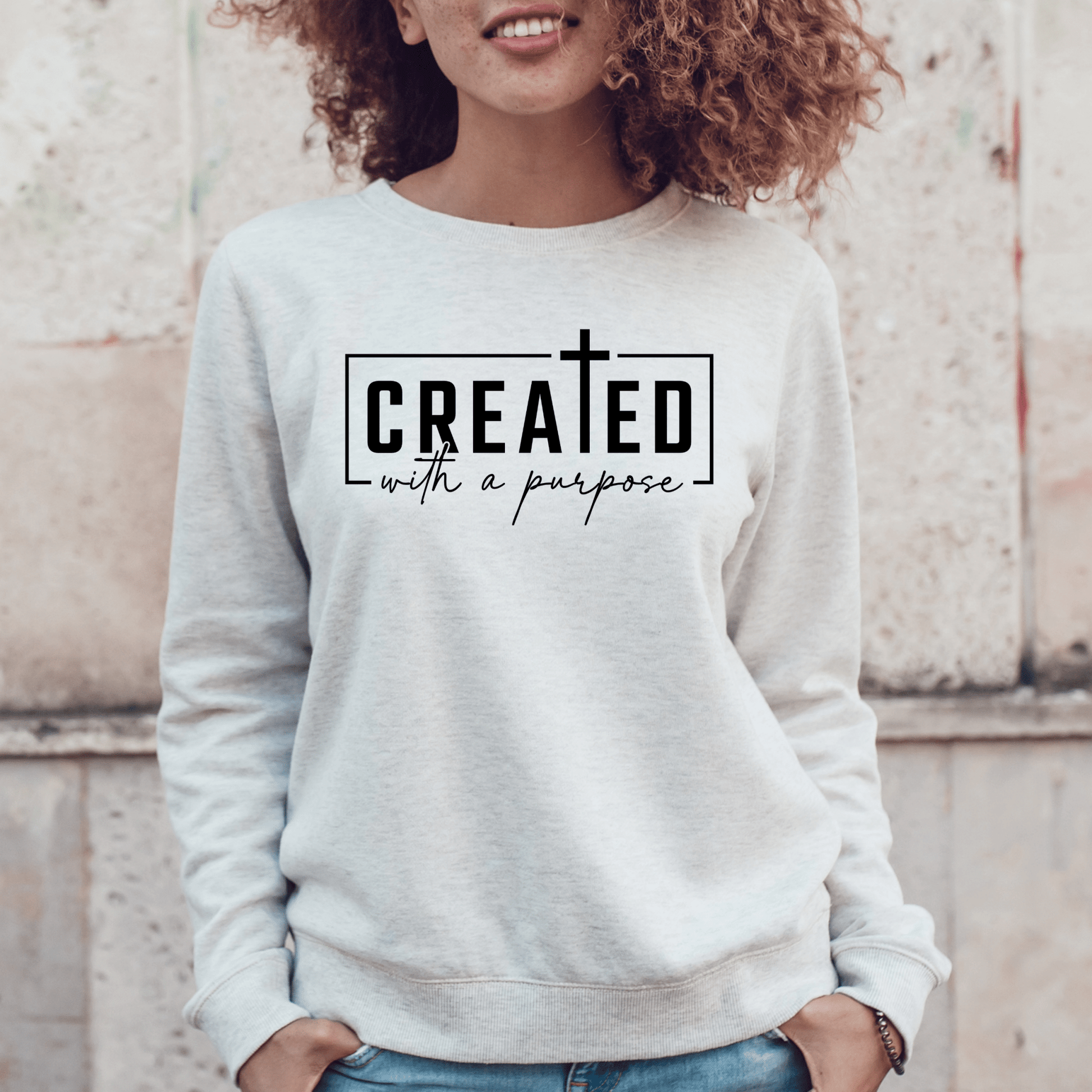 Religious Sweatshirt Hoodie | Unisex | SEC Apparel | Created with a Purpose - secapparelonline