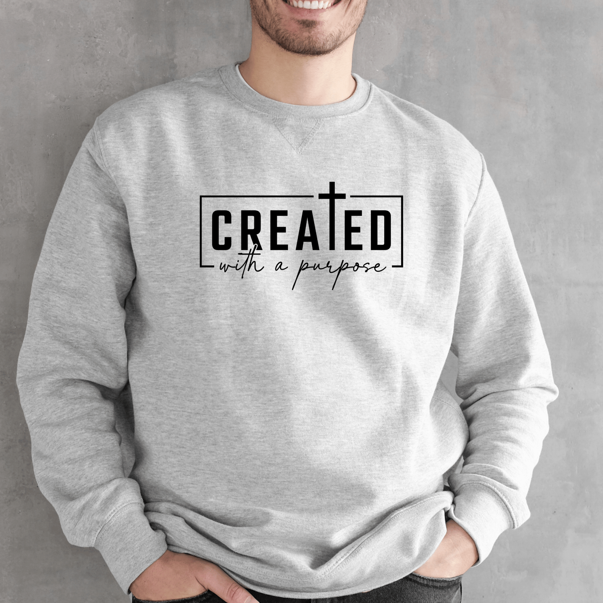 Religious Sweatshirt Hoodie | Unisex | SEC Apparel | Created with a Purpose - secapparelonline