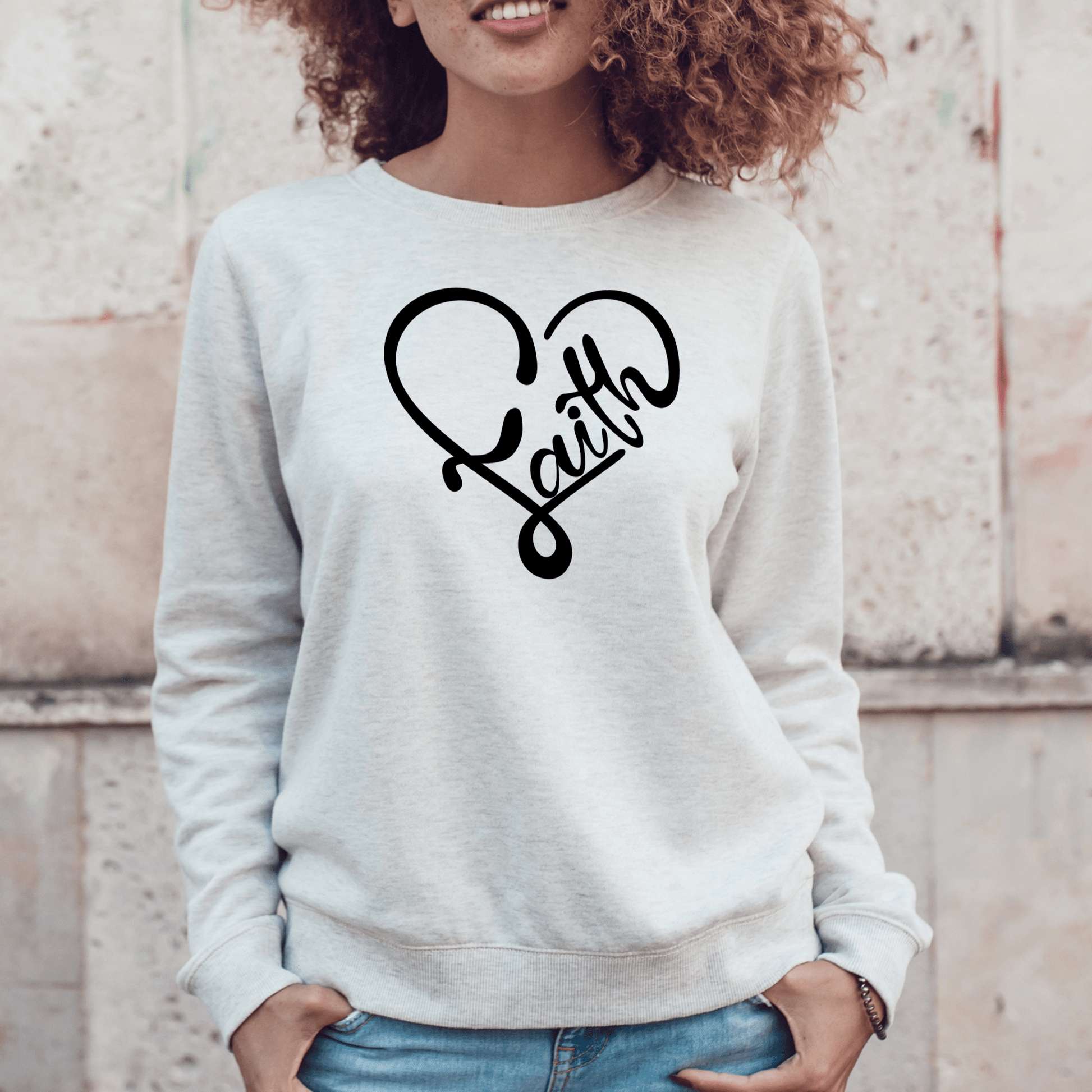 Religious Sweatshirt Hoodie | Unisex | SEC Apparel | Faith 1 - secapparelonline