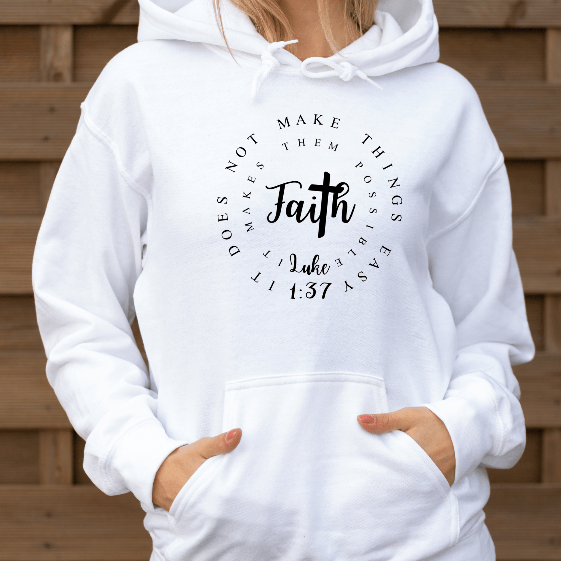 Religious Sweatshirt Hoodie | Unisex | SEC Apparel | Faith - secapparelonline