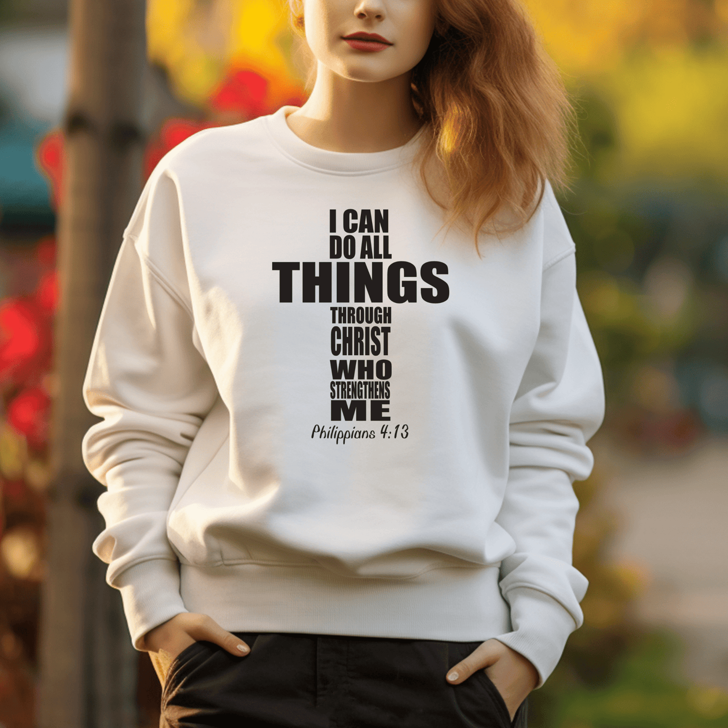 Religious Sweatshirt Hoodie | Unisex | SEC Apparel | I Can Do All Things - secapparelonline