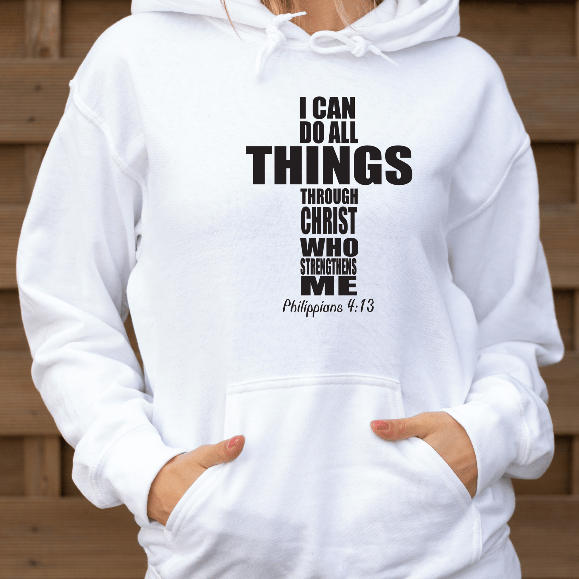 Religious Sweatshirt Hoodie | Unisex | SEC Apparel | I Can Do All Things - secapparelonline