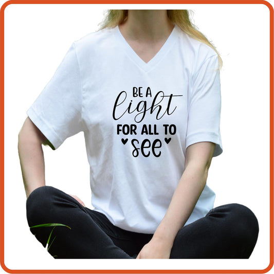 Be A Light For All To See | Christian Religious T-Shirts by SEC Apparel