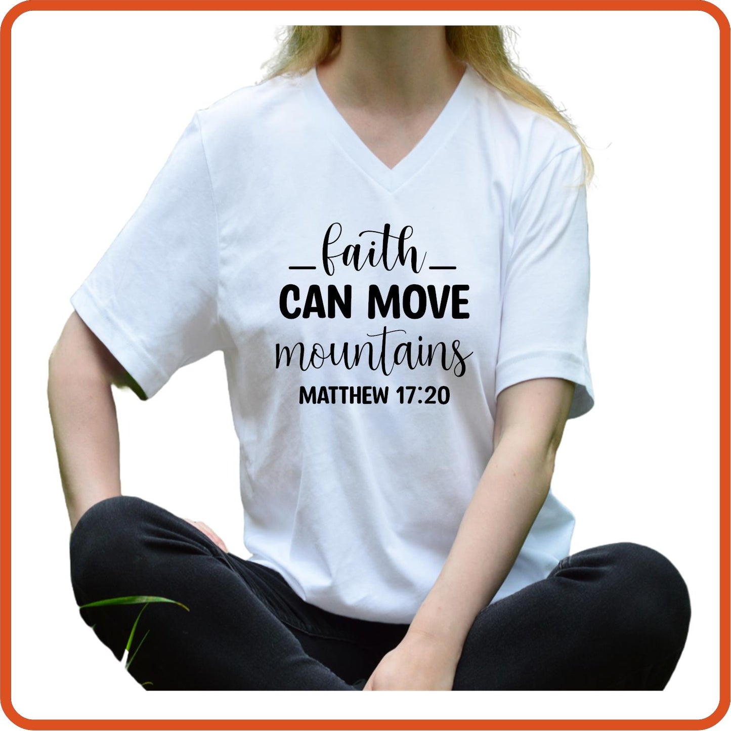 Faith Can Move Mountains | Christian Religious T-Shirts by SEC Apparel