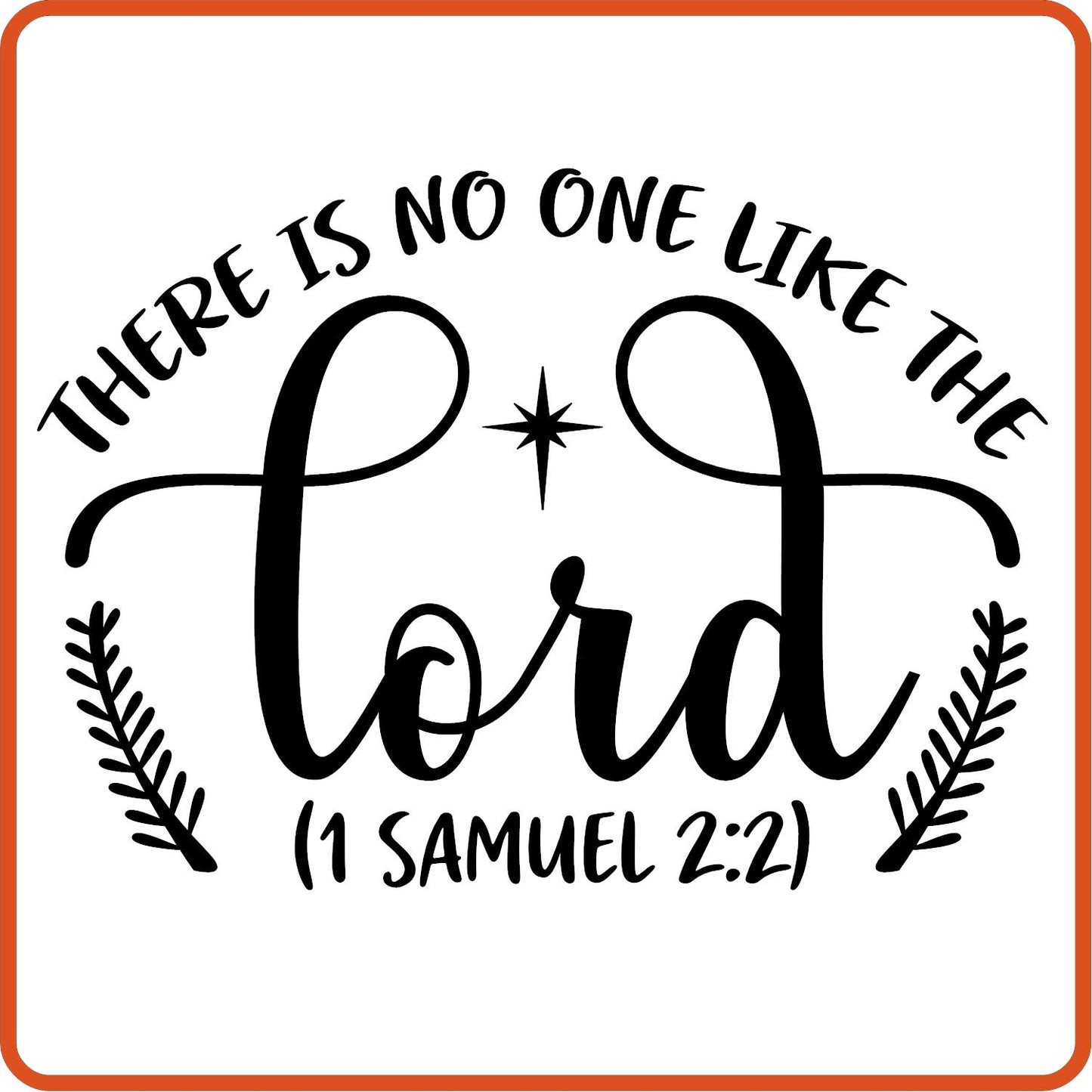 There is no one like the Lord | Bible | Religious Iron On Decals Patches by SEC Apparel