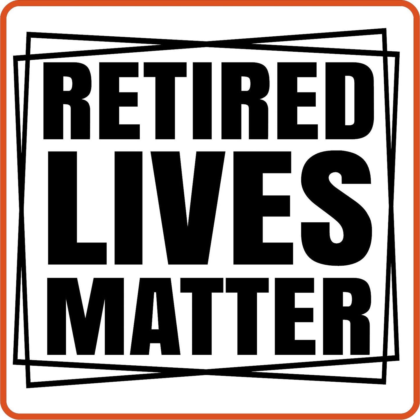 Retired Lives Matter | Retirement Iron On Decals Patches by SEC Apparel - secapparelonline