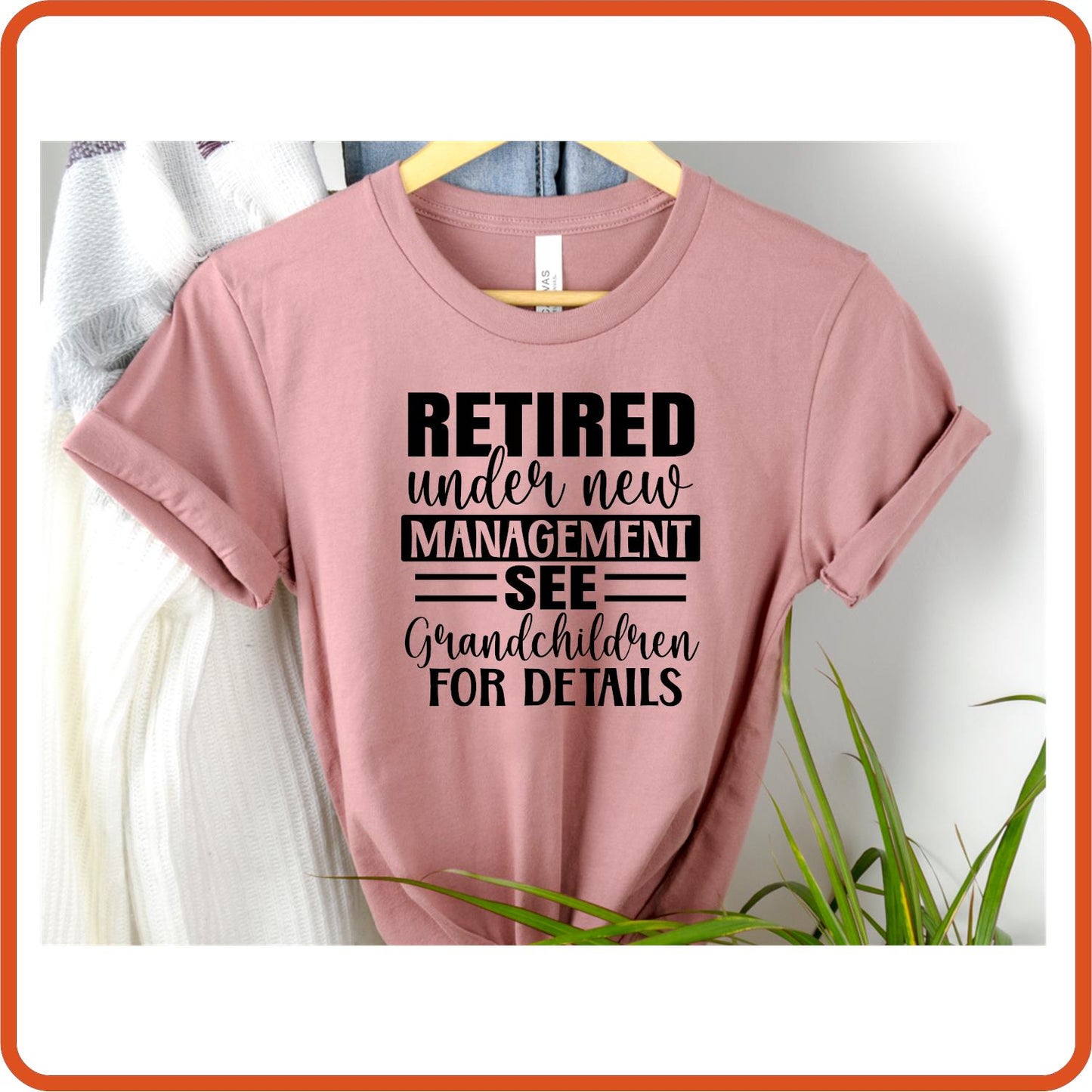 Retired Under New Management 2 | Retirement Iron On Decals Patches by SEC Apparel - secapparelonline