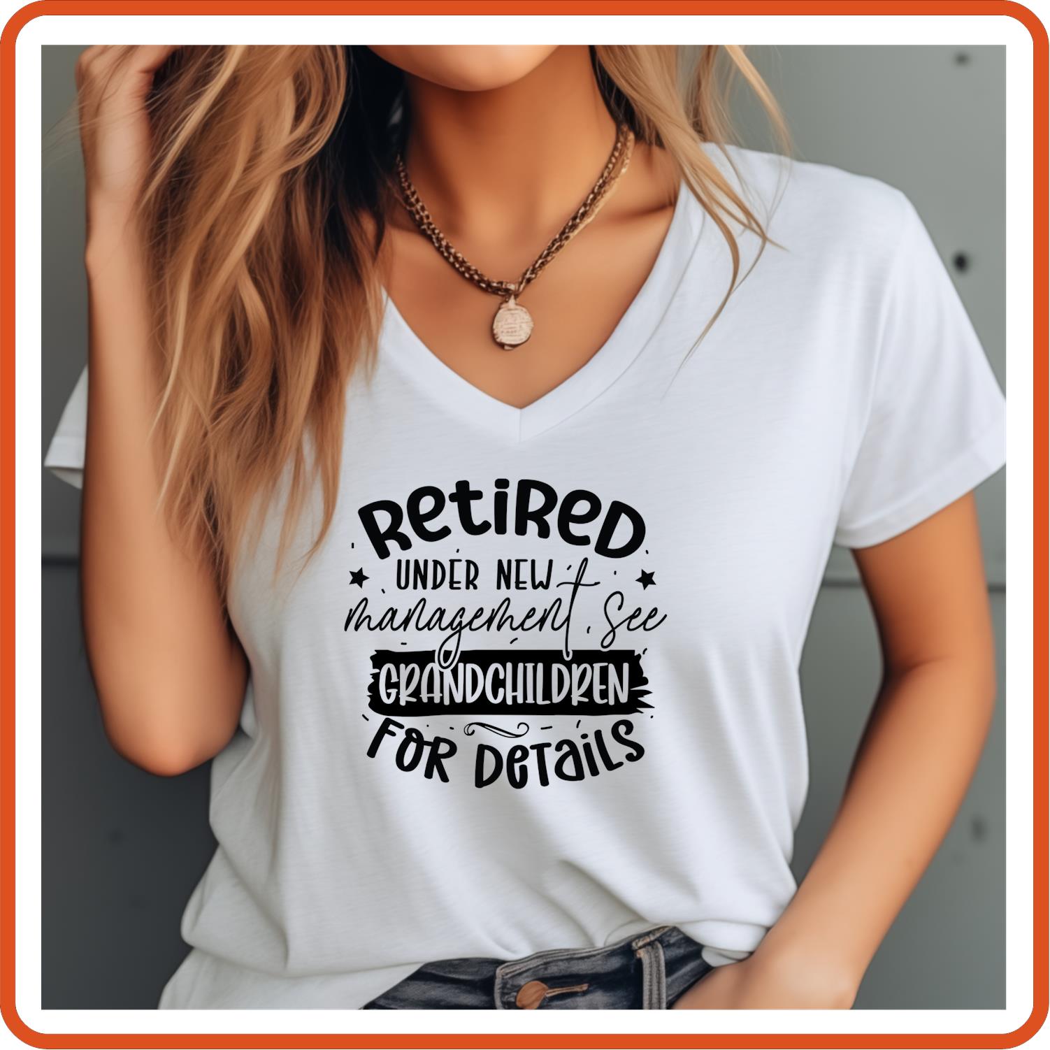 Retired Under New Management Grandchildren | Retirement Shirts | T-Shirts by SEC Apparel - secapparelonline