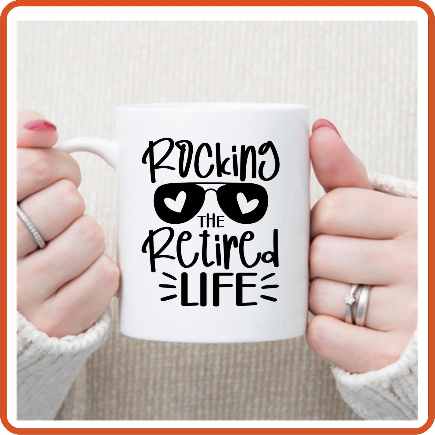 Rocking the Retired Life | Retirement Mugs -11oz Coffee Mug by SEC Apparel