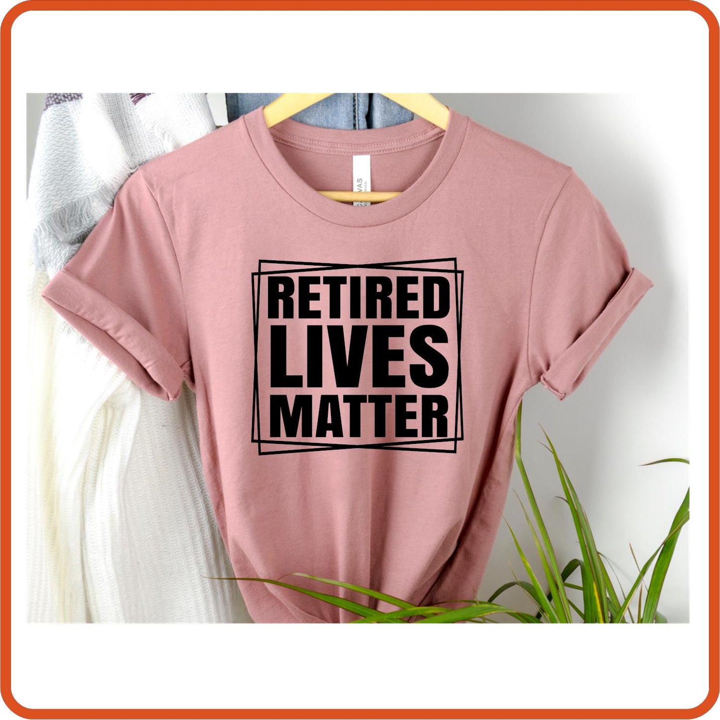 Retired Lives Matter | Retirement Iron On Decals Patches by SEC Apparel