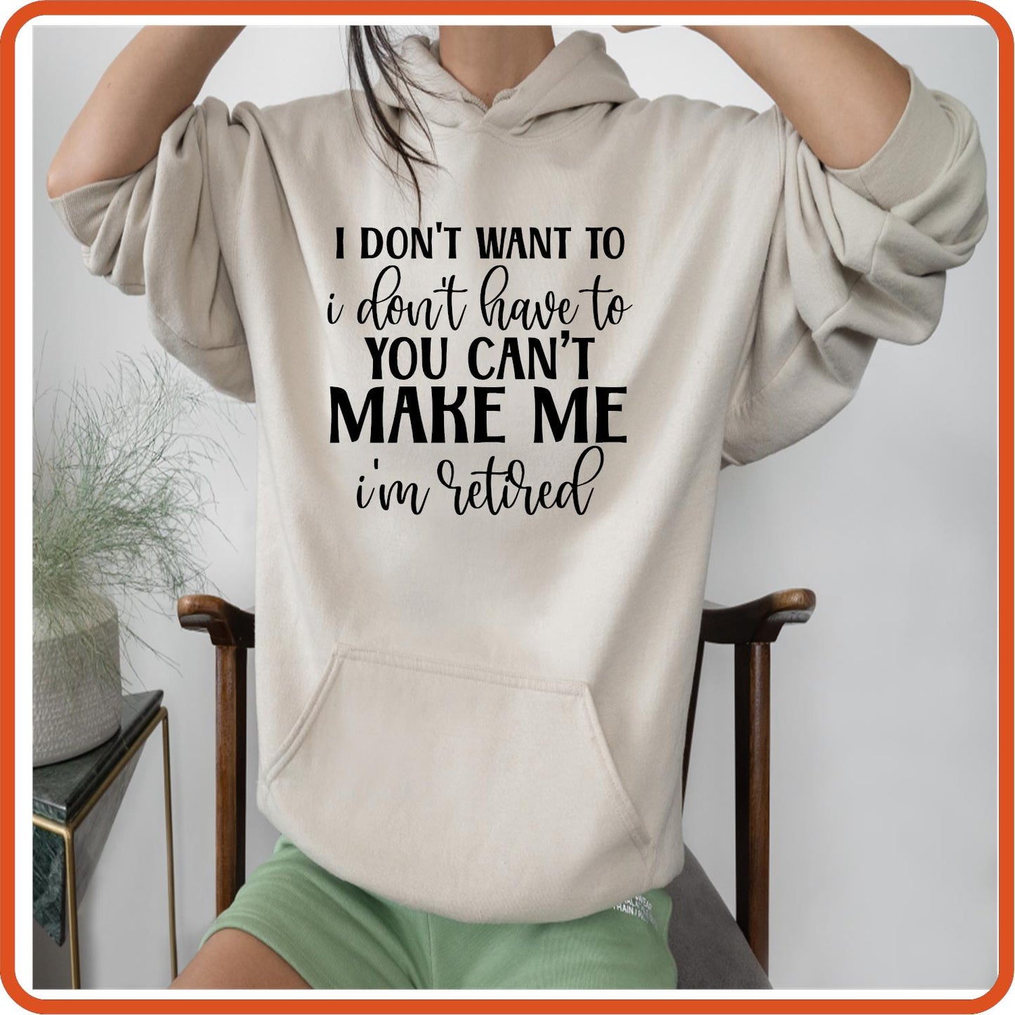 I Don't Want I Don't Have to | Retirement Iron On Decals Patches by SEC Apparel