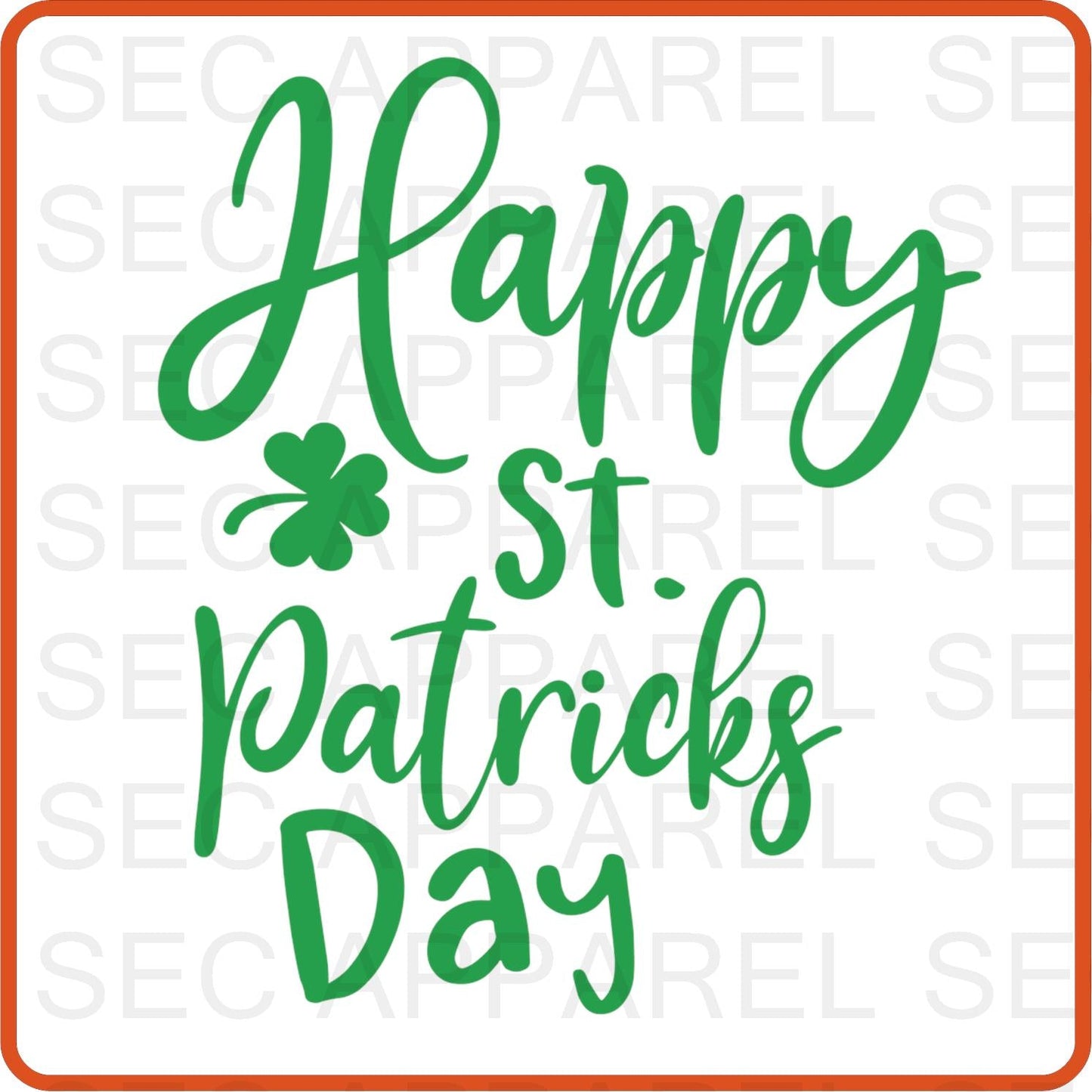 Saint Patrick's Iron On Decals Patches transfers vinyl for shirts, clothing |SEC Apparel | Happy St Patrick's Day - secapparelonline