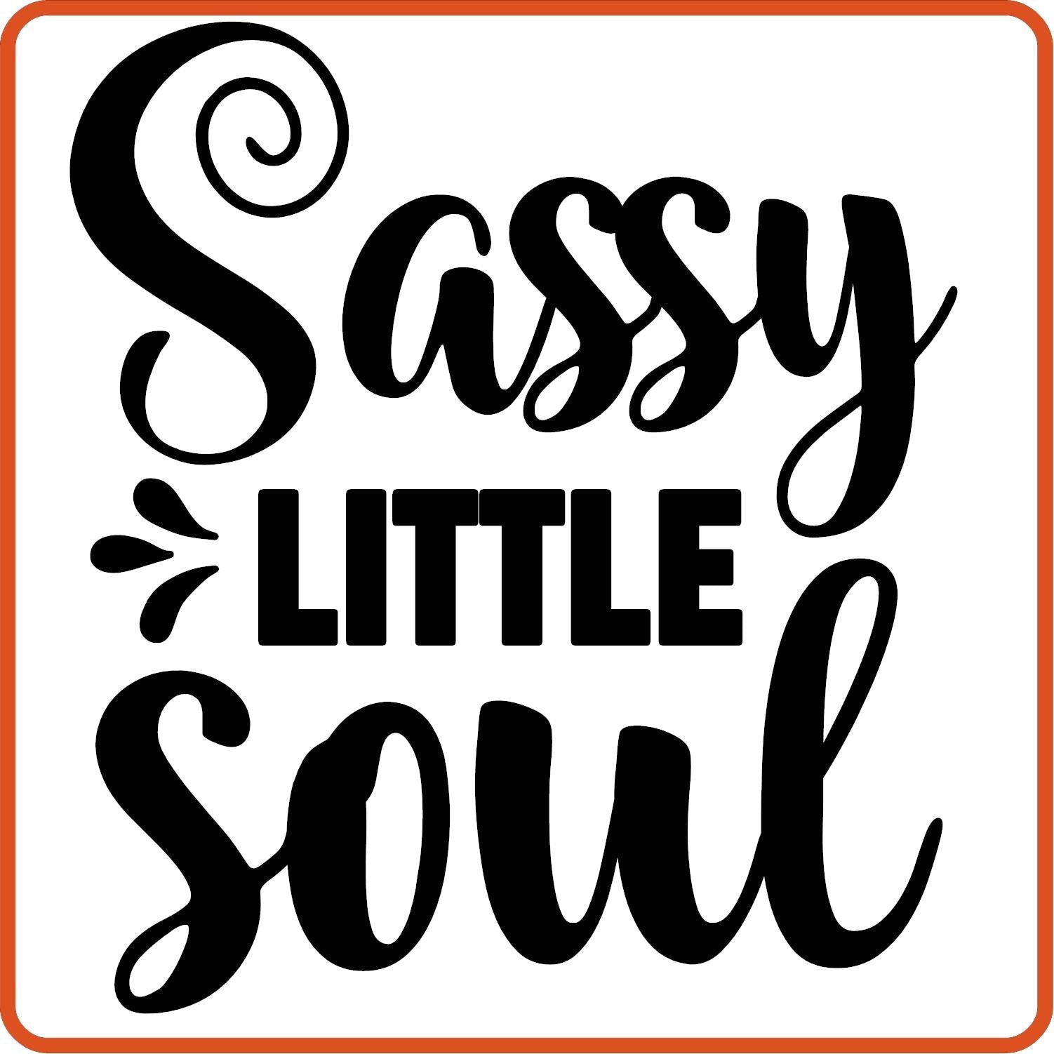 Sassy Little Soul | New Baby Iron On Decal Patches by SEC Apparel - secapparelonline