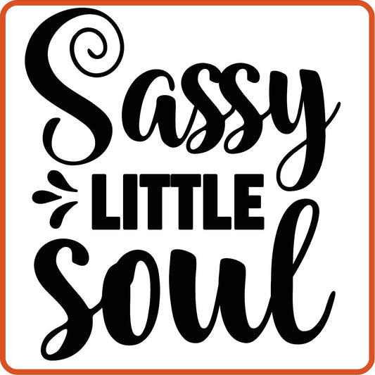 Sassy Little Soul | New Baby Iron On Decal Patches by SEC Apparel - secapparelonline