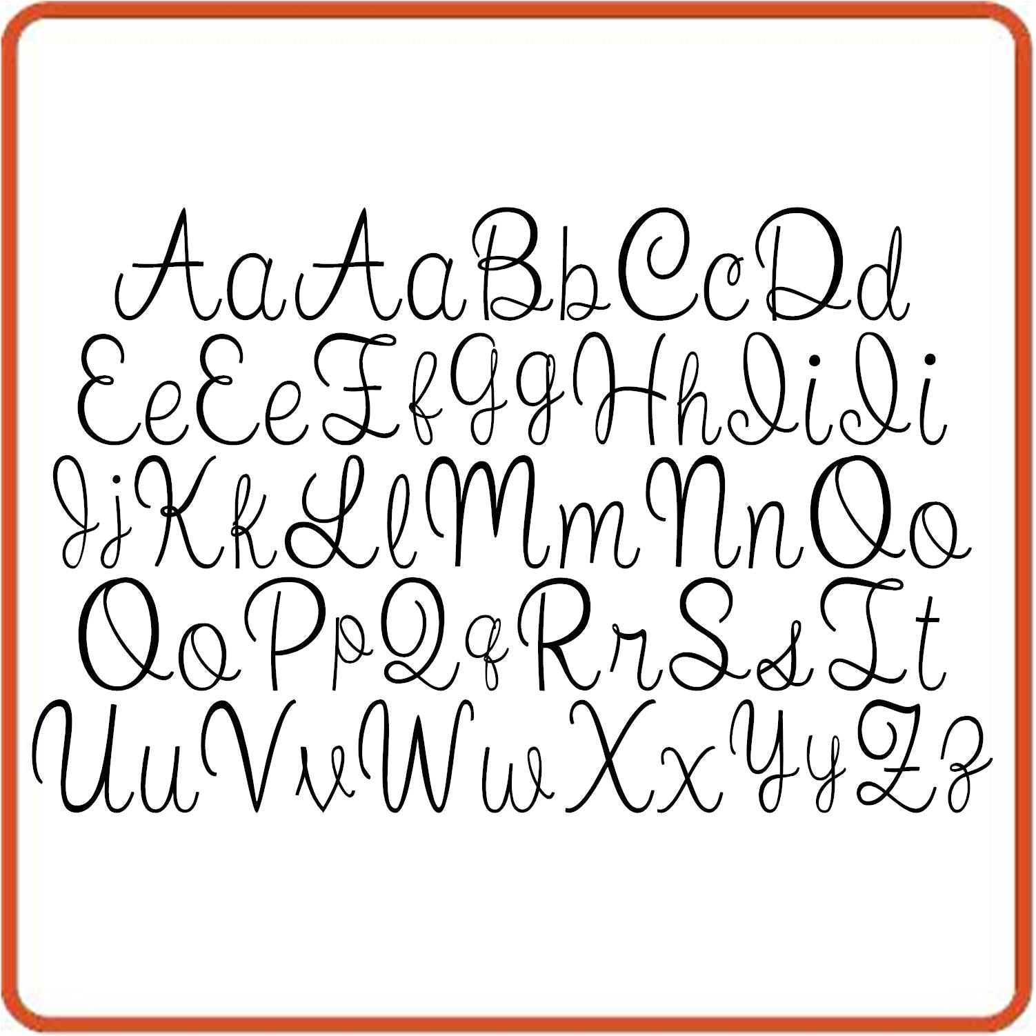SEC Apparel Cursive Iron On Letters,1.5 Inch Uppercase and Lowercase ...
