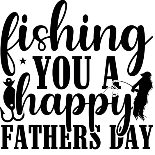 SEC Apparel Fishing Fathers Day Iron On Transfers Decals Patches Vinyl for T Shirts Fabric Clothing - secapparelonline